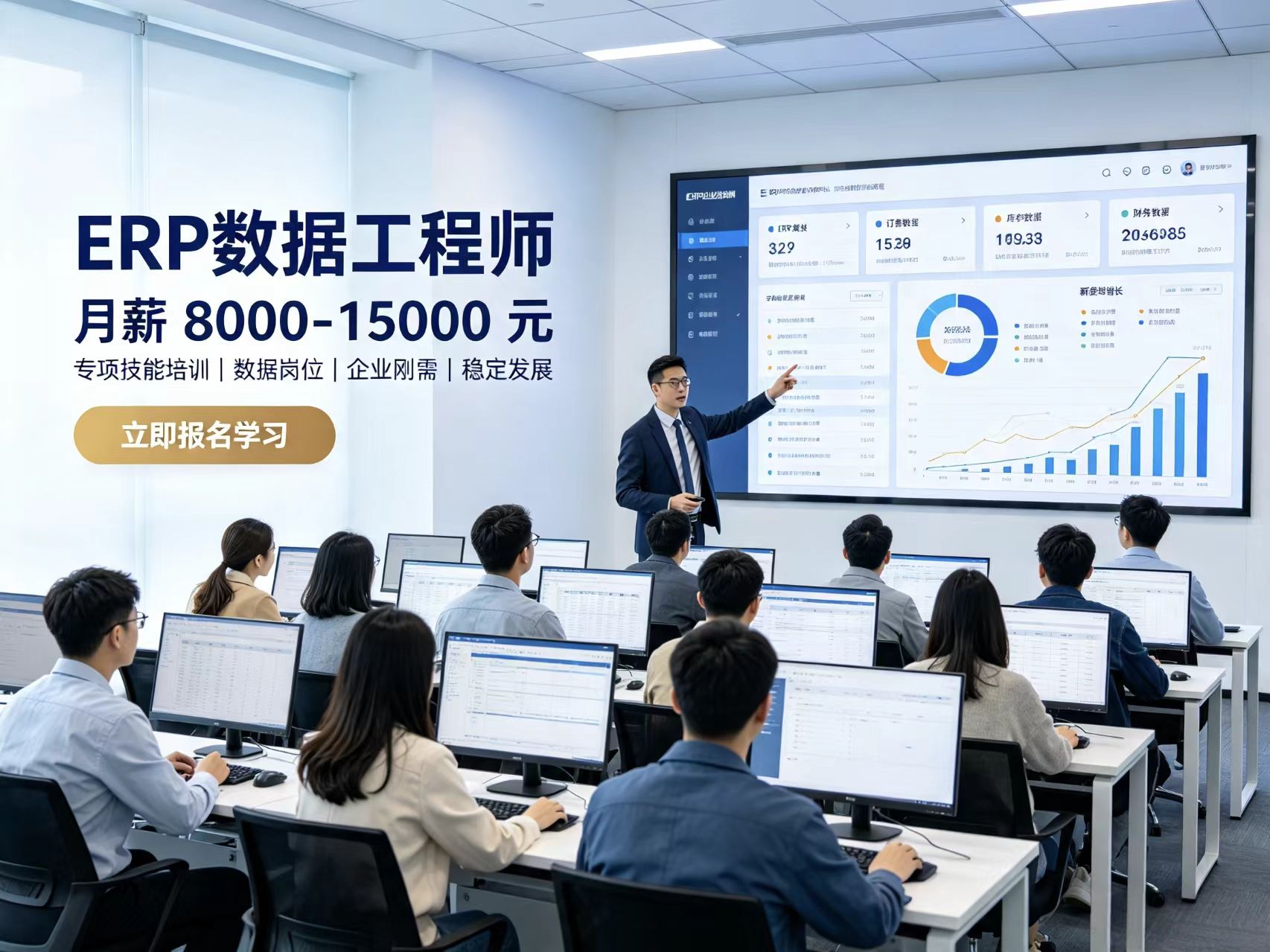 ERP数据工程师专项技能培训｜专属补助申领通道